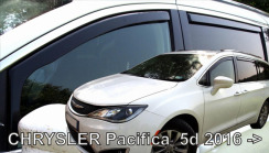Вітровики для Chrysler PACIFICA 2016-... 5d (+OT) (Heko). Фото 3