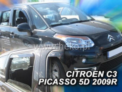 Вітровики для Citroen C3 Picasso 5D 2009-... (+OT) (Heko). Фото 3