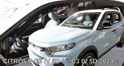 Ветровики для Citroen ё-C3 2024-... 5D (вставные, комплект 4 шт) (LSE) (Heko)