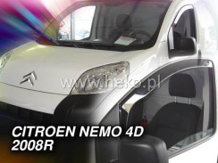 Вітровики для Fiat Fiorino 2008-.../QUBO/BIPPER/NEMO 4/5D (Heko). Фото 4
