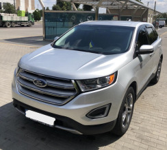 Ветровики для Ford Edge 2014-... (HIC). Фото 2