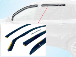 Вітровики для Ford Fiesta 2002-2008 5D (вставні, комплект 4 шт) (Heko). Фото 5
