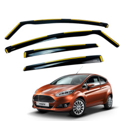 Вітровики для FORD FIESTA хетчбек 2008-2017 вставні (HAWK)