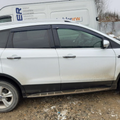 Вітровики для Ford Kuga 2012-2019 (на скотчі) (HIC). Фото 2