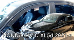 Вітровики для Honda Civic XI 2021-... хетчбек/LTB 5d (LSE) (+OT) (Heko). Фото 3