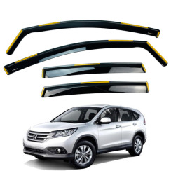 Вітровики для HONDA CR-V 2012-2016 вставні (HAWK)