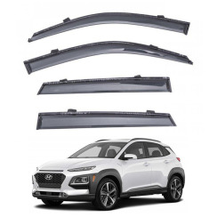 Ветровики для Hyundai Kona 2017- (TAN)