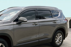 Ветровики для Hyundai Santa Fe 2018-... (HIC). Фото 4