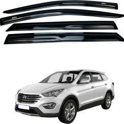 Вітровики для Hyundai SANTAFE 2014-2016 (DEFL)
