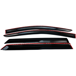 Вітровики для Hyundai SANTAFE 2014-2016 (DEFL). Фото 4