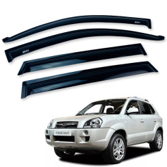 Вітровики для Hyundai Tucson I 2004-2010 Q2 (DEFL)