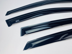 Вітровики для Hyundai Tucson II 2010-2015 IX35 Q2 (DEFL). Фото 7