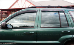 Ветровики для Jeep Grand Cherokee 1999-2005 (HIC). Фото 4