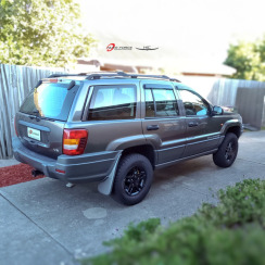 Ветровики для Jeep Grand Cherokee 1999-2005 (HIC). Фото 6