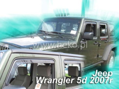 Вітровики для Jeep Wrangler 5D 2007-... (+OT) (Heko). Фото 3