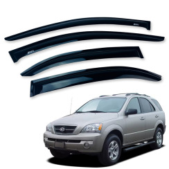 Вітровики для Kia Sorento 2002-2009 Q2 (DEFL)