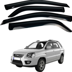 Вітровики для Kia SPORTAGE 2004-2015 (DEFL)