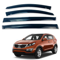 Вітровики для Kia Sportage 2010-2015 Q2 (DEFL)