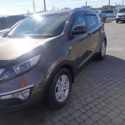 Вітровики для Kia Sportage III 2010-2015 (HIC). Фото 7