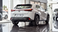 Вітровики для Lexus UX 2019-... з хром молдингом (HIC). Фото 3