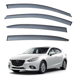 Ветровики для Mazda 3 (III) 2013-2019 седан/хэтчбек седан (TAN)