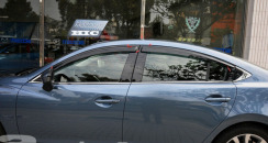 Ветровики для Mazda 6 (II) 2007-2012 седан (HIC). Фото 2