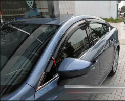 Ветровики для Mazda 6 (II) 2007-2012 седан (HIC)