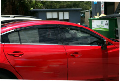 Ветровики для Mazda 6 (III) 2012-... седан (HIC)