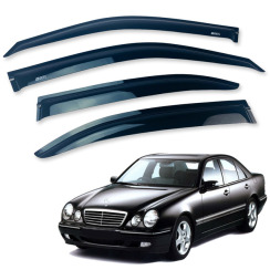 Вітровики для Mercedes E-class W-210 1995-2002 седан Q2 (DEFL)