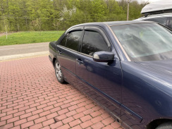 Ветровики для Mercedes E-class W-210 1995-2002 седан (HIC). Фото 4