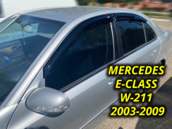 Вітровики для Mercedes E-class W-211 2003-2009 седан Q2 (DEFL). Фото 2