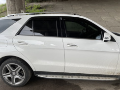 Вітровики для Mercedes GLE-class Coupe C-292 2015-... з Хром Молдінгом (HIC)