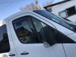 Ветровики для Mercedes Sprinter 2006-2017/VW Crafter 2D (вставные комплект 2 шт) (Heko). Фото 4