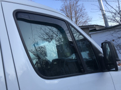 Вітровики для Mercedes Sprinter 2006-2017/VW Crafter 2D (вставні комплект 2 шт) (Heko)