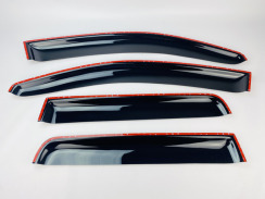 Вітровики для Mitsubishi Outlander 2007-2012 XL Q2 (DEFL). Фото 6