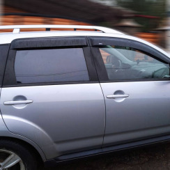 Вітровики для Mitsubishi Outlander 2007-2012 XL Q2 (DEFL). Фото 3