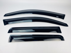 Вітровики для Mitsubishi Outlander 2012-2020 Q2 (DEFL). Фото 2