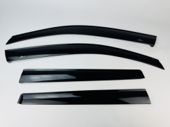 Вітровики для Mitsubishi Outlander 2012-2020 (HIC). Фото 2