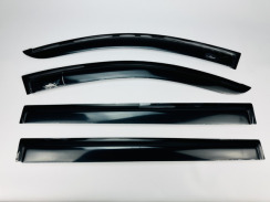 Ветровики для Mitsubishi Pajero Sport 2009-2015 (HIC). Фото 5