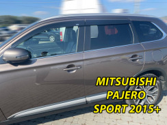Вітровики для Mitsubishi Pajero Sport 2015-... (HIC). Фото 3