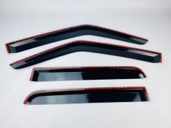 Ветровики для Nissan Juke 2010-2018 Q2 (DEFL). Фото 9
