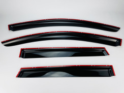 Вітровики для Nissan Qashqai I 2008-2014 (+2) 7-ми местный (HIC). Фото 4