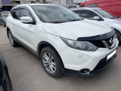 Вітровики для Nissan Qashqai III 2014-... з хром молдингом (HIC). Фото 2