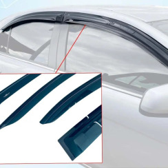 Вітровики для Nissan Qashqai III 2021-... (на скотчі) (HIC)
