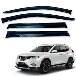 Вітровики для Nissan X-Trail III 2013-2021/Rogue Q2 (DEFL)