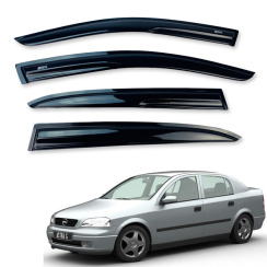 Вітровики для Opel Astra G 1998-2003-2008 седан/хетчбек Q2 (DEFL)