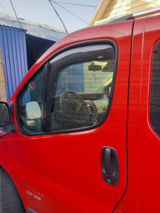 Ветровики для Opel Movano/Renault Master 1998-2010 (вставные) (HIC). Фото 2