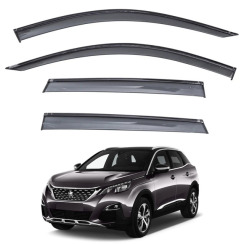 Ветровики для Peugeot 3008 2017-.../OPEL Grandland X 2017-... (TAN)