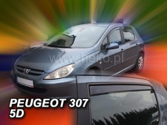 Вітровики для Peugeot 307 2002-2008 хетчбек/седан (+OT) (Heko). Фото 3