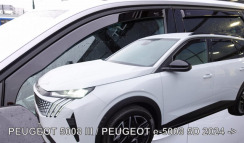 Вітровики для Peugeot 5008 2024-... 5D (вставні,комплект 4 шт) (LSE) (Heko)